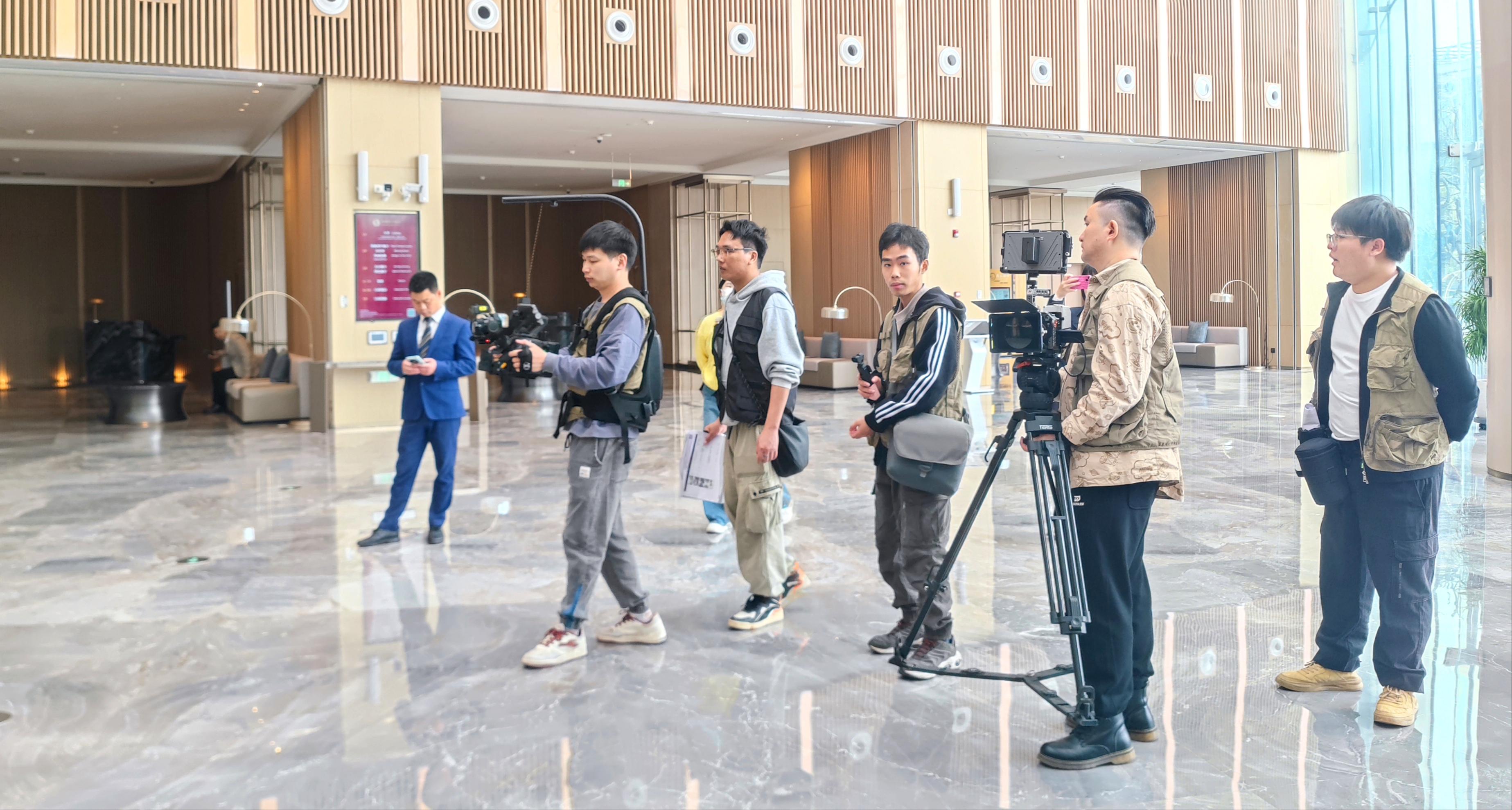 南思物业宣传片拍摄摄影团队现场花絮照片