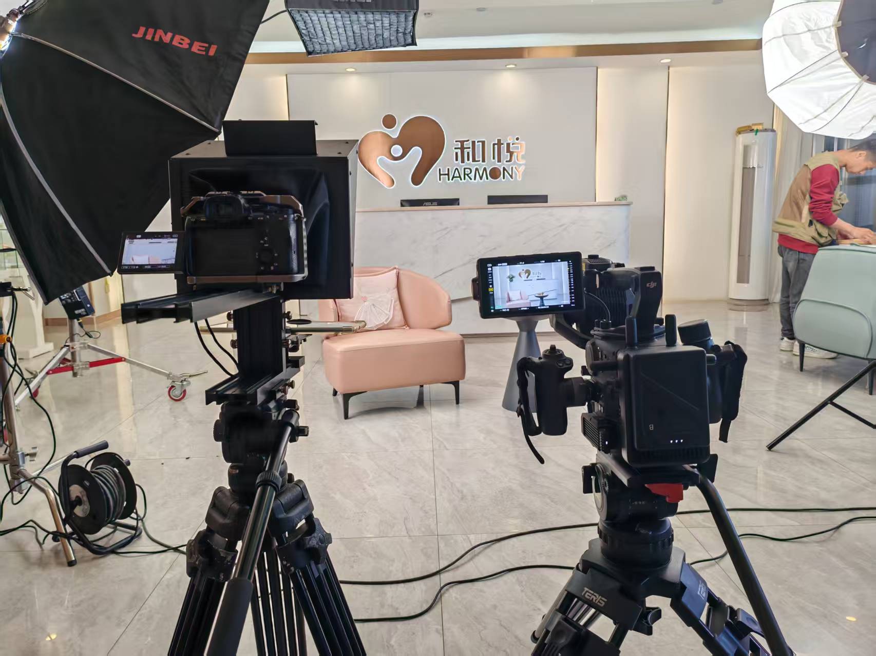 和悦广告片现场跟拍花絮照片