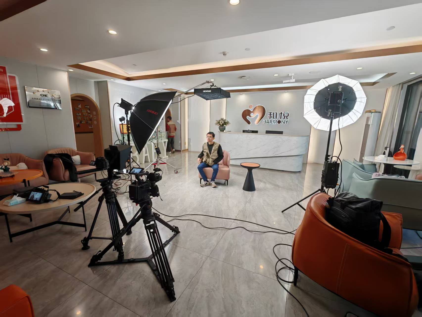 和悦广告片现场跟拍花絮照片