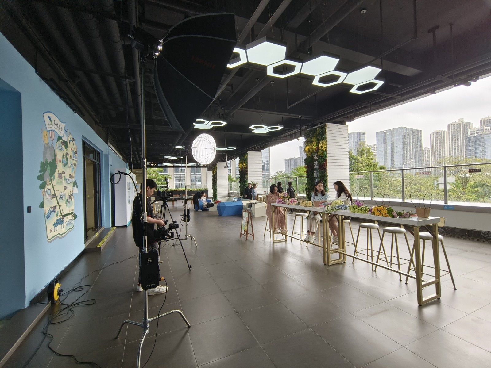 广告拍摄拍摄现场